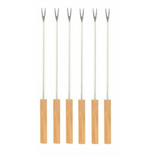 image Set of 6 fondue picks