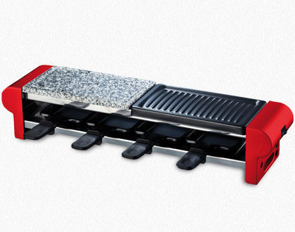 RACLETTE GRILL 4 PERSONS WITH GRANITE STONE RP4