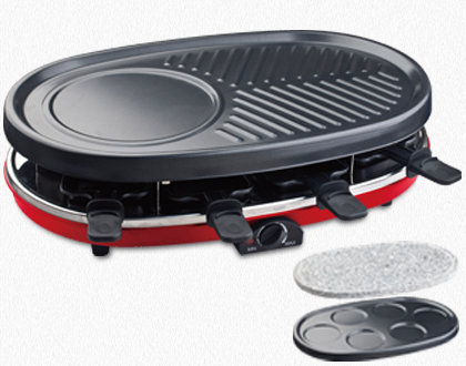 RACLETTE GRILL 4 IN 1 8 PERSONS RP418