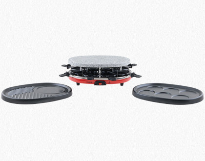 RACLETTE GRILL 4 IN 1 8 PERSONS RP412