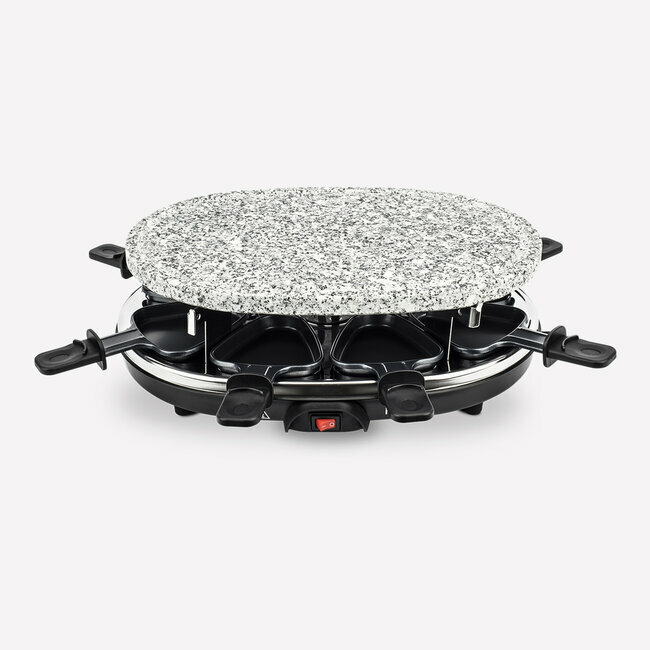 raclette grill 8 persons with granite stone 